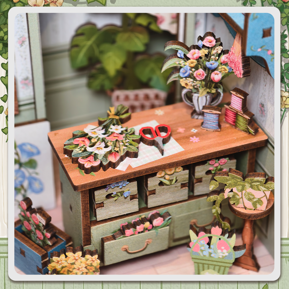 Champs-Elysees Florist｜DIY Book Nook Kit