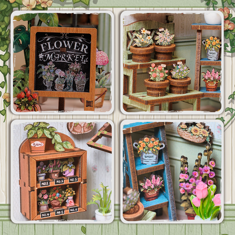Champs-Elysees Florist｜DIY Book Nook Kit