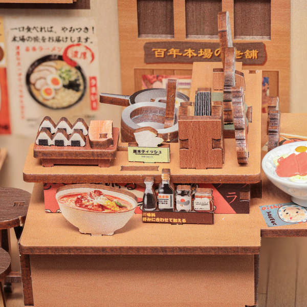 Ramen and dining-table