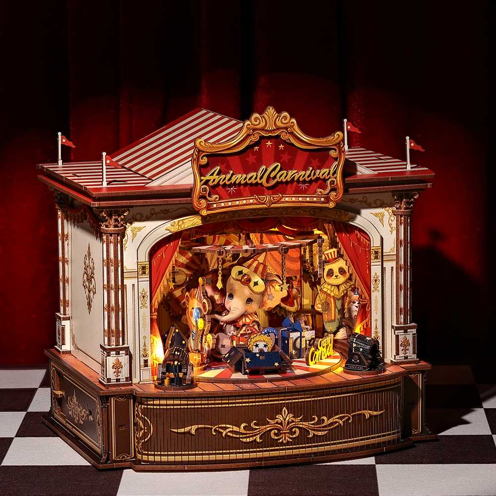 Animal Carnival | DIY Wooden Music Box