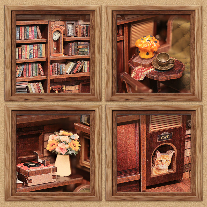 CORNER COFFEE SHOP｜DIY Book Nook Kit