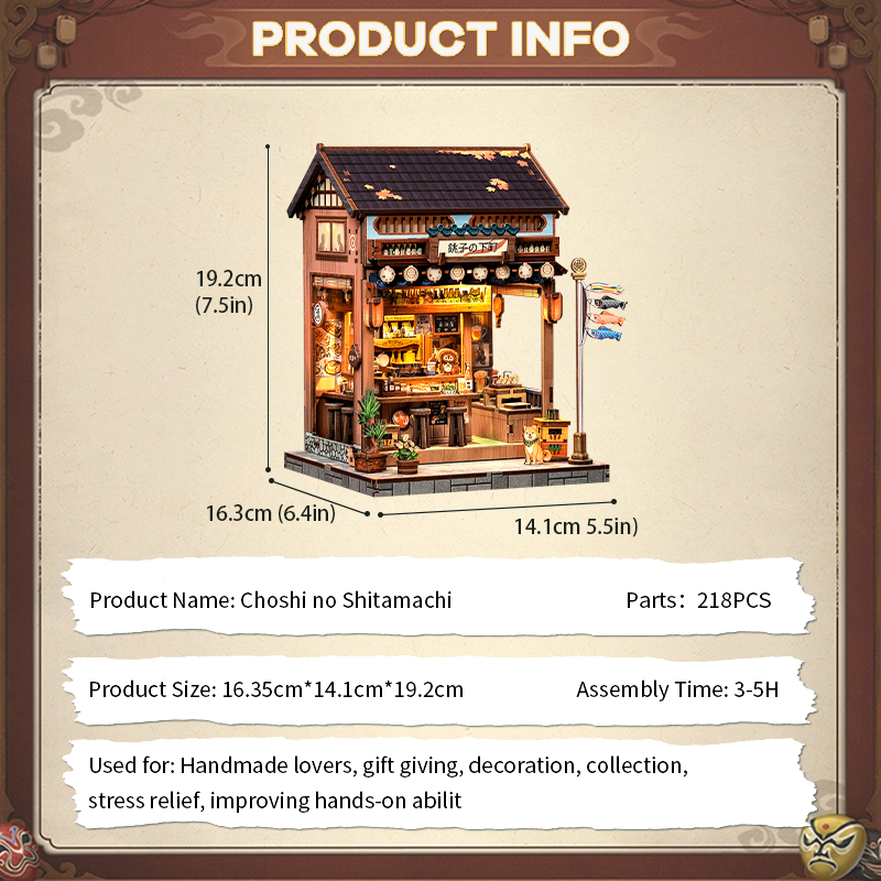 Choshi no Shitamachi | DIY Miniature House